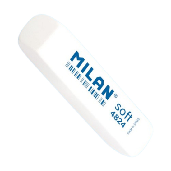 Gomas 4824 miga de pan flexible biseladas, color blanco